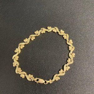 Gold Heart Bracelet